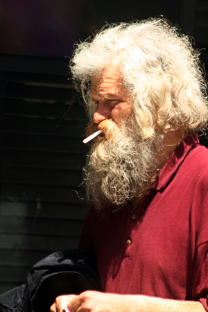 0506 Bearded Man with Cigarette